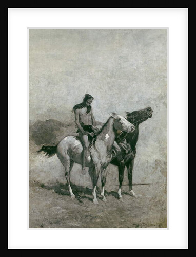 The Fire-Eater Slung His Victim Across His Pony, c.1900 by Frederic Remington