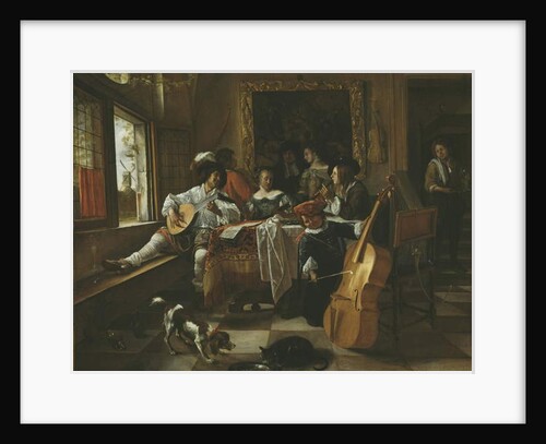 The Family Concert, 1666 by Jan Havicksz. Steen