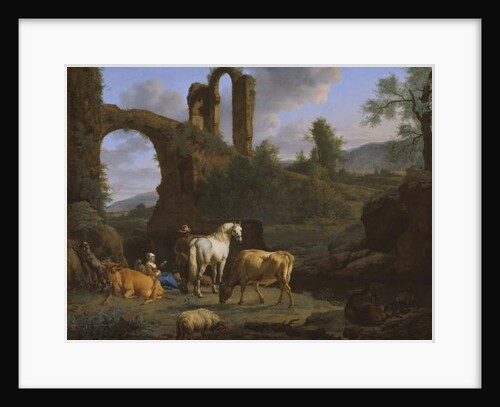 Pastoral Landscape with Ruins, 1664 by Adriaen van de Velde