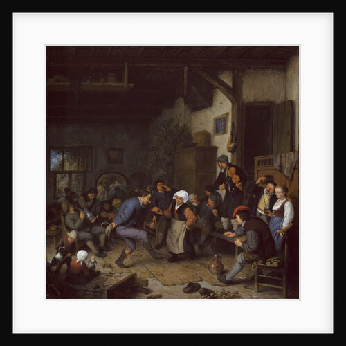 Merrymakers in an inn, 1674 by Adriaen Jansz. van Ostade
