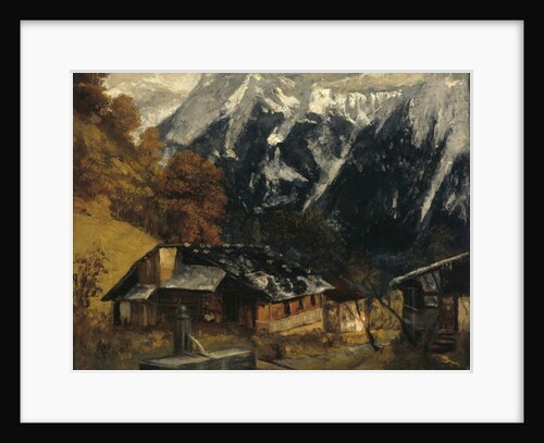 An Alpine Scene, 1874 by Gustave Courbet
