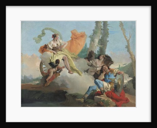 Armida Encounters the Sleeping Rinaldo, 1742-45 by Giovanni Battista (1696-1770) Tiepolo