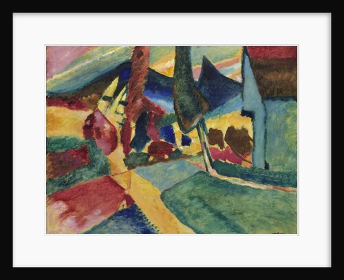 Landscape with Two Poplars, 1912 by Wassily Kandinsky