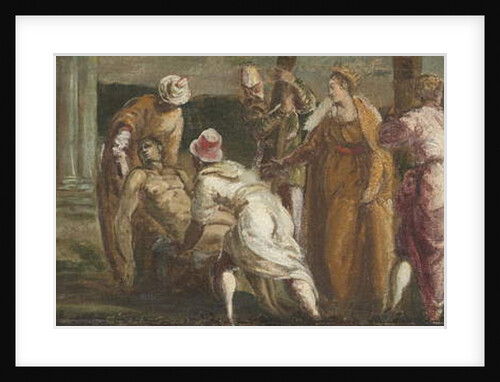 Saint Helen Testing the True Cross, c.1545 by Jacopo Robusti Tintoretto