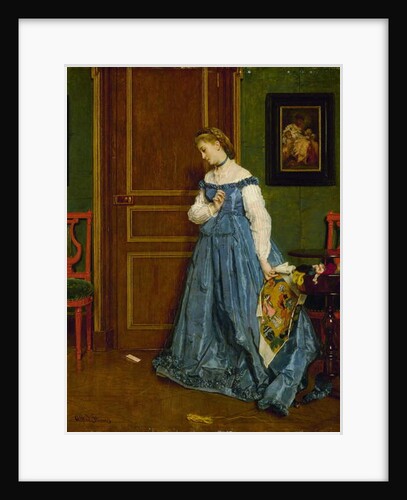 Hesitation, possibly Madame Monteaux, c.1867 by Alfred Emile Stevens