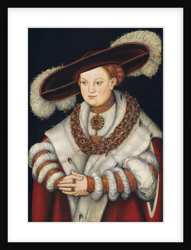 Portrait of Magdalena of Saxony, Wife of Elector Joachim II of Brandenburg, c.1529 by Lucas the Elder Cranach