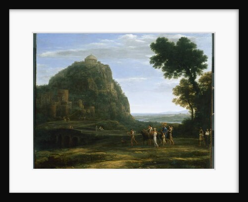 View of Delphi with a Procession, 1673 by Claude Lorrain