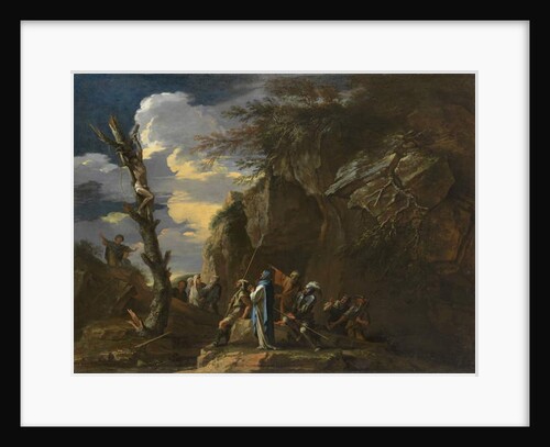 Polycrates' Crucifixion, c.1664 by Salvator Rosa