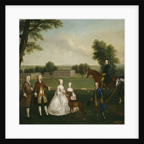 Thomas Lister and Family at Gisburne Park, 1740-41 by Arthur Devis