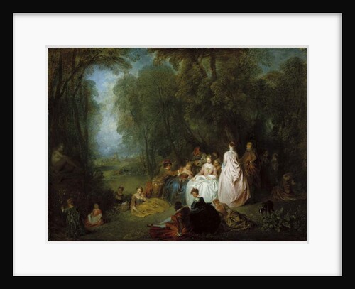 Fête champêtre, 1718-21 by Jean Antoine Watteau