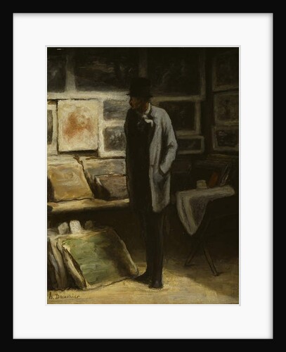 The Print Collector, c.1857-63 by Honore Daumier