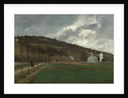 The Banks of the Marne in Winter, 1866 by Camille Pissarro