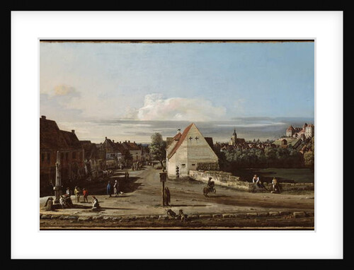 View of Pirna with the Fortress of Sonnenstein, 1755-65 by Bernardo Bellotto