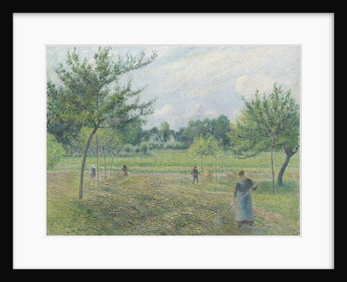 Haymaking at Éragny, 1892 by Camille Pissarro