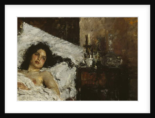 Resting, c.1887 by Antonio Mancini