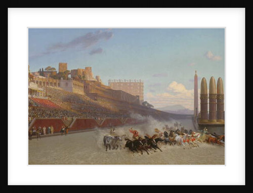 Chariot Race, 1876 by Jean Leon Gerome