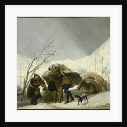 Winter Scene, c.1786 by Francisco Jose de Goya y Lucientes