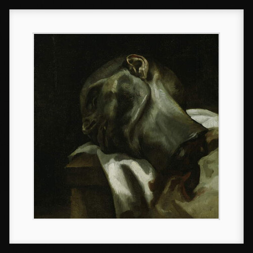 Head of a Guillotined Man, 1818-19 by Theodore Gericault