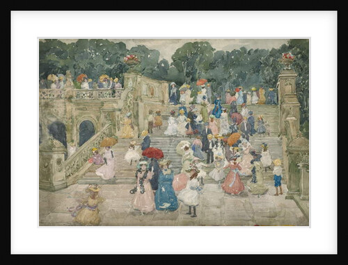 The Terrace Bridge, Central Park, 1901 by Maurice Brazil Prendergast
