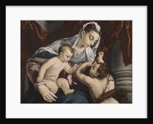 Virgin and Child with the Young Saint John the Baptist, 1560/65 by Jacopo Bassano