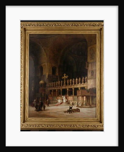 Interior of St Mark's, Venice, 1869 by David Dalhoff Neal