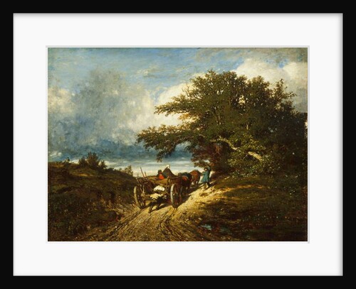 On the Road, 1856 by Jules Dupre
