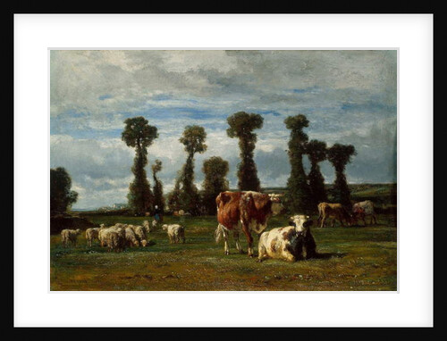 Pasture in Normandy, 1852 by Constant-Emile Troyon
