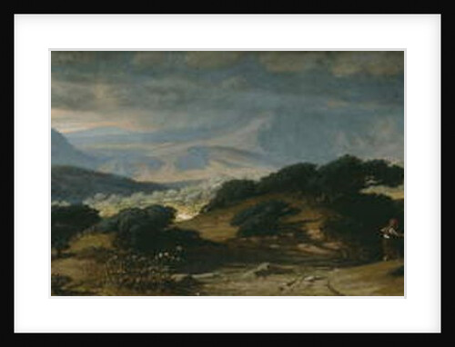 Storm in Umbria, 1875 by Elihu Vedder