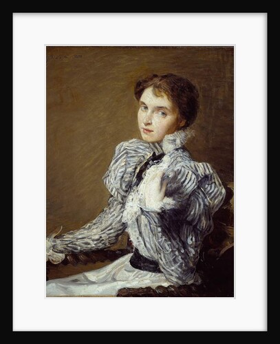 The Grey Bodice, 1898 by Julian Alden Weir