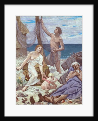 The Fisherman's Family, 1887 by Pierre Puvis de Chavannes