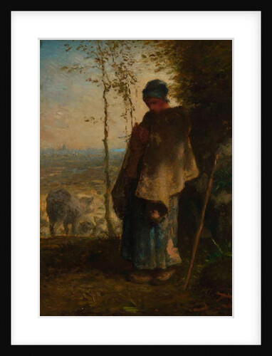 The Little Shepherdess, 1868-72 by Jean-Francois Millet