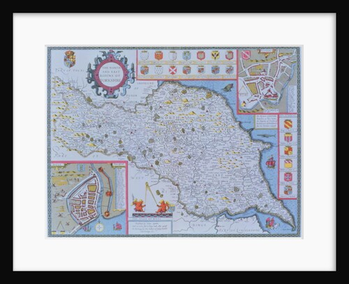 The North and East Ridings of Yorkshire by John Speed