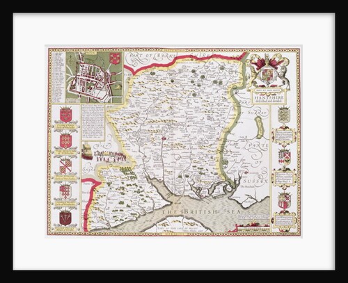 Hantshire by John Speed