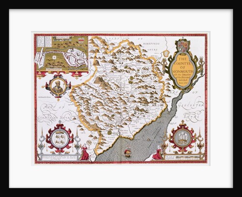 The Countye of Monmouth by John Speed