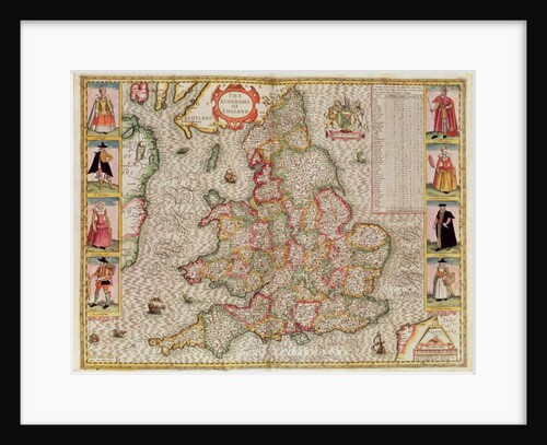 The Kingdome of England by John Speed