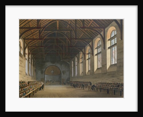 Westminster School Room by Augustus Charles Pugin