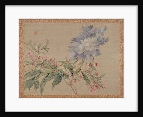 Blossom and a flower, 1851 by Tsubaki Chinzan