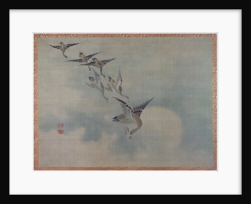 Flying Ducks, 1851 by Tsubaki Chinzan