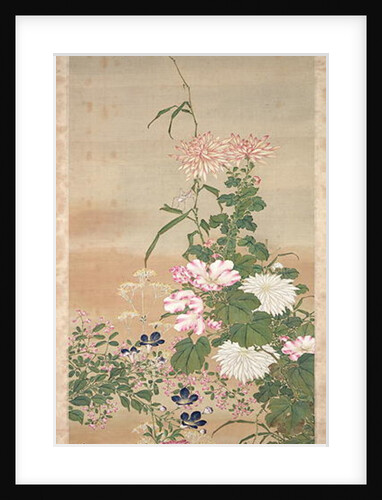 Flowers in autumn, 1826 by Abe Kan Torin