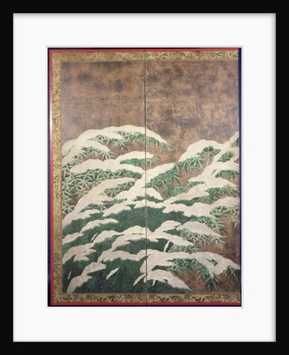 Bamboo in snow, c.1600 by Mitsuyoshi Tosa