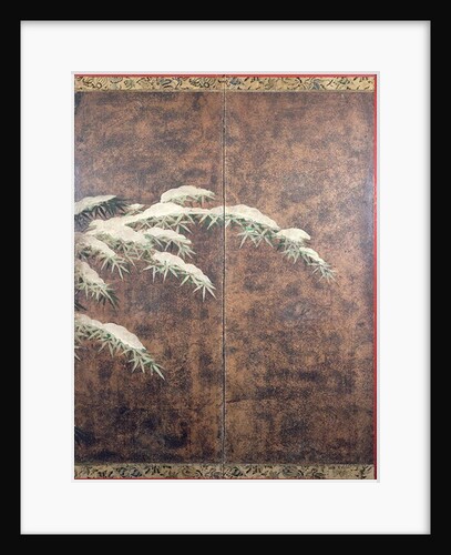 Bamboo in snow, c.1600 by Mitsuyoshi Tosa