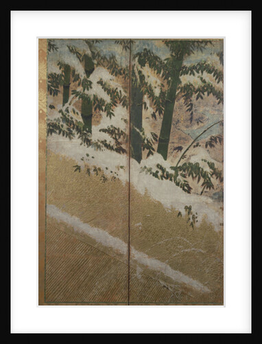Plants of winter, c.1550, by School Japanese