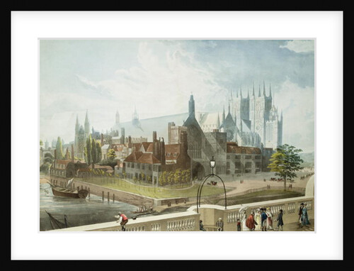 Westminster Hall and Abbey by John Gendall