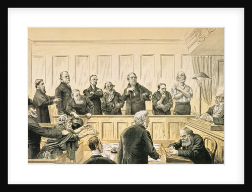 Scenes in the Liberal Union, No. 4 The Magistrate and the Refractory Casuals by Tom Merry