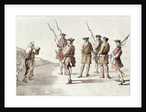 Capture of the Rebel, Simon Fraser, Lord Lovat by English School