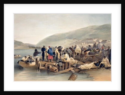 The Embarkation of the Sick at Balaklava by William 'Crimea' Simpson