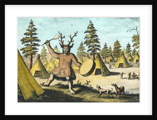 Native American Shaman by Dutch School