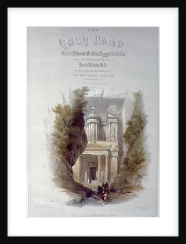 Frontispiece to 'The Holy Land' by David Roberts