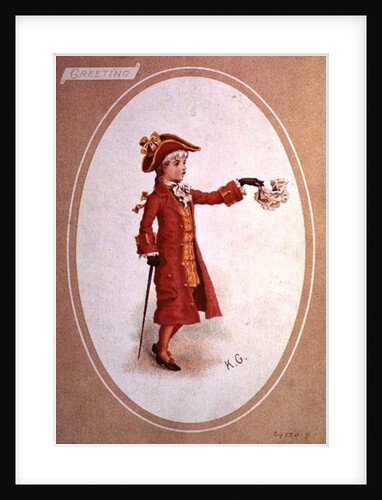 Boy Dressed in Scarlet by Kate Greenaway