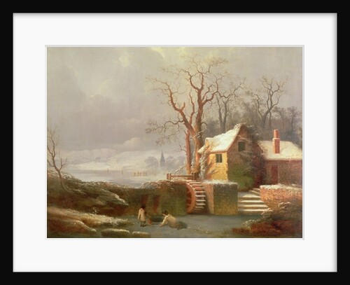 Snow Scene with Mill and Cottages by George of Chichester Smith